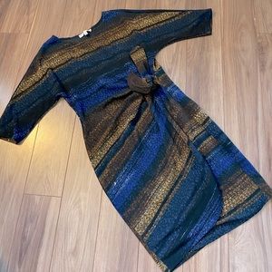 SIDE WRAP DRESS (Very Stretchy) fits sizes 4-8